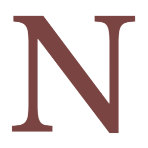 The letter "N", which represents Norfolk, Connecticut.