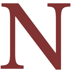 The capital letter "N," used to represent "Norfolk."