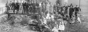 Historic photo of school children in Norfolk, Connecticut.