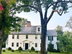 Photo of the historic Wilcox Tavern in Norfolk Connecticut.