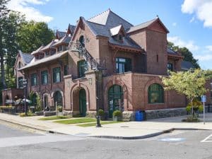 Photo of the Royal Arcanum Building, Norfolk, Connecticut.