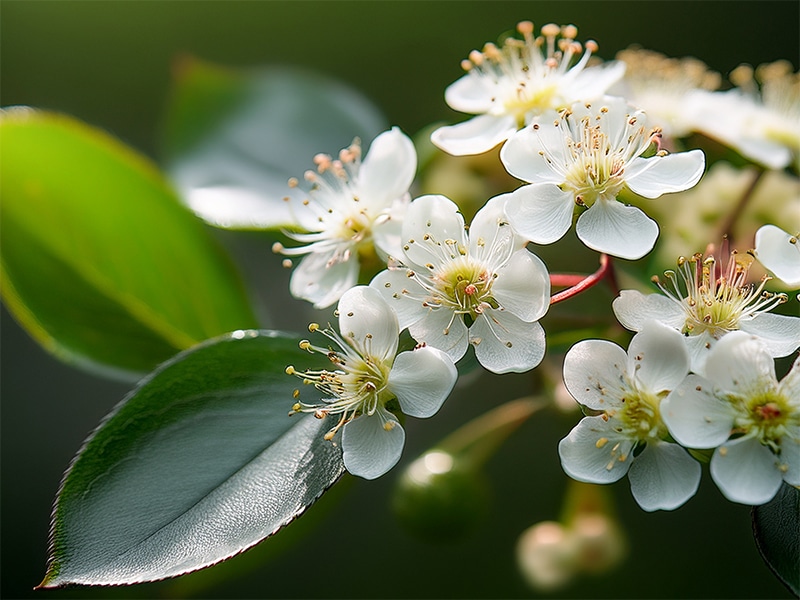 Photo of Black Chokecherry flowers.