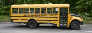Photo of a Norfolk, Connecticut, school bus